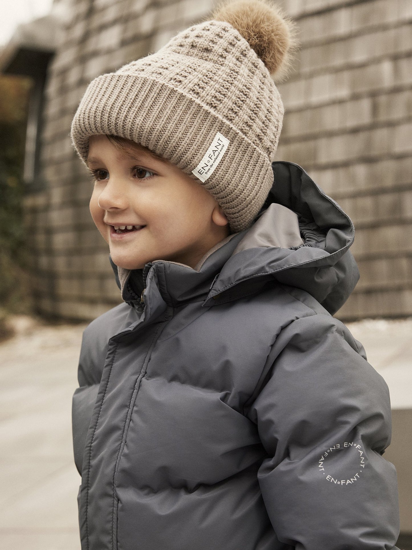 Enfant | Winterjas puffer Donkerblauw