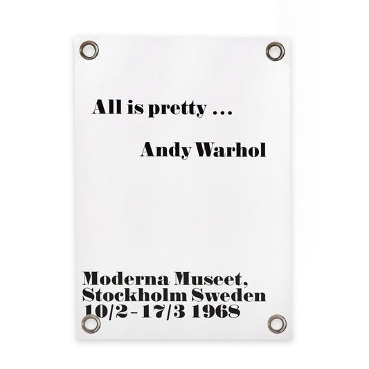VM | Tuinposter Andy Warhol - All is pretty