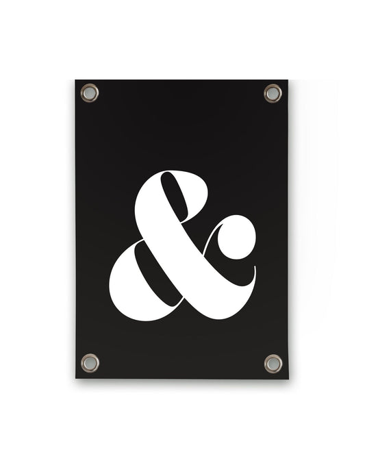 VM | Tuinposter & teken zwart/wit