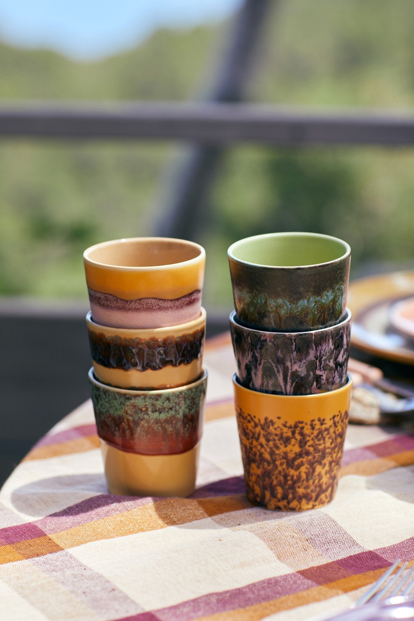 HK Living | 70's servies koffiekopje Sunset