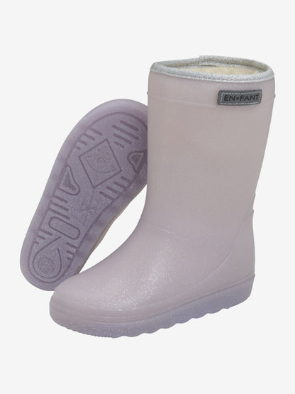 Kinder | Thermostiefel, glänzendes Lila
