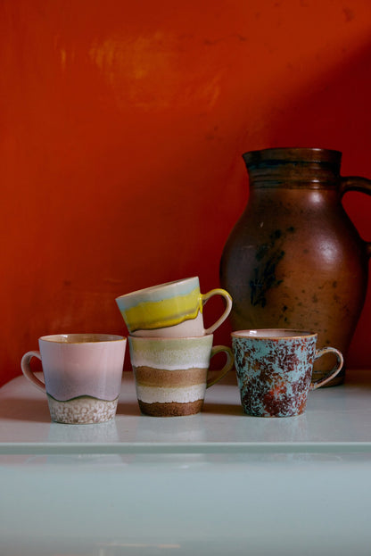 HK Living | 70's servies americanokopje Umber