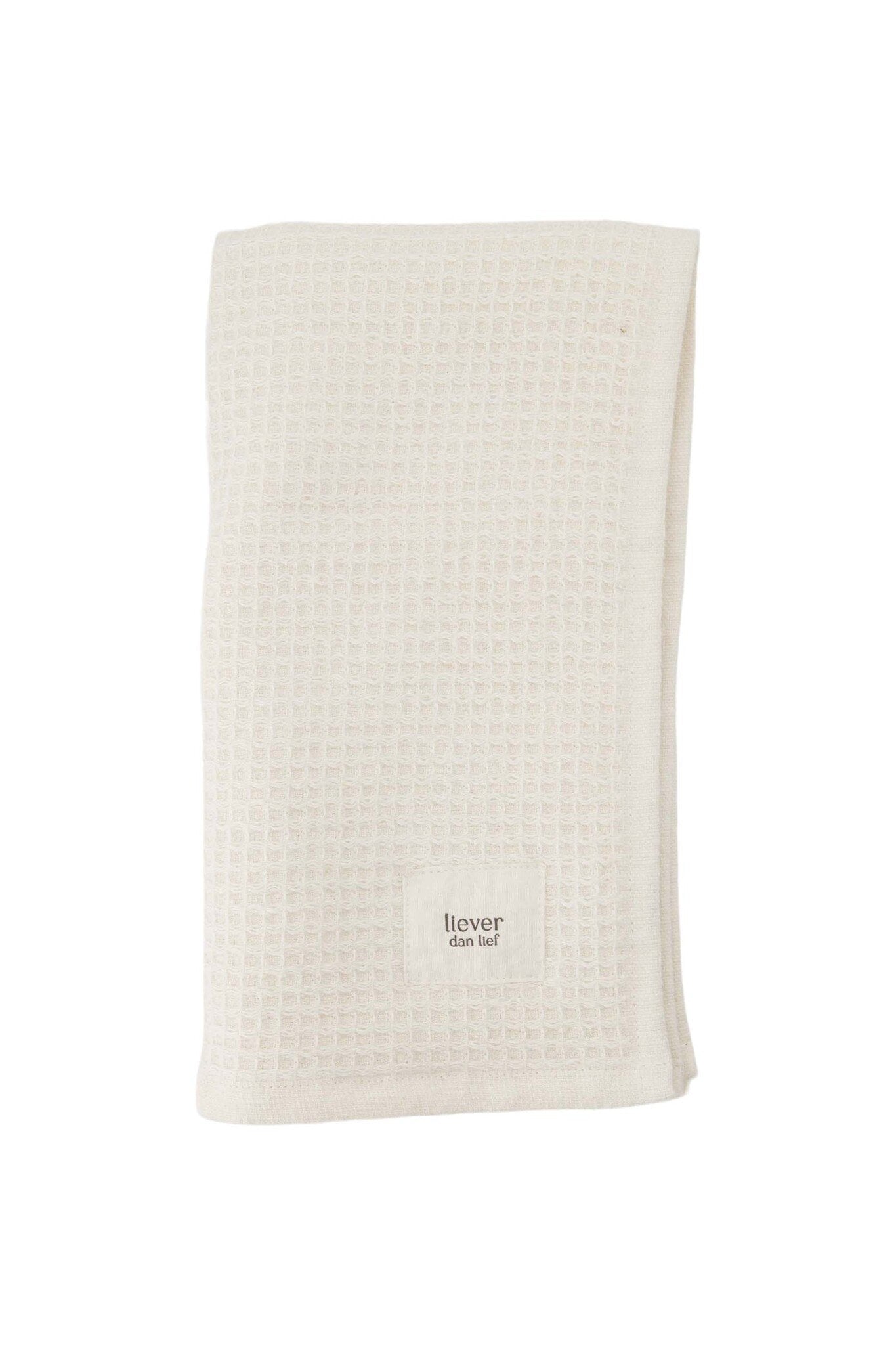 Zusss | Gastendoekje Liever dan lief off white
