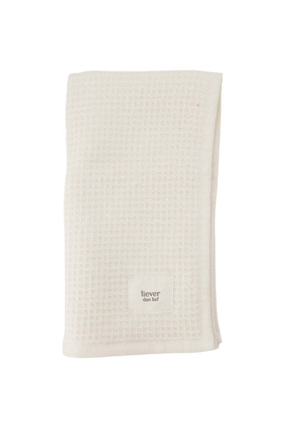 Zusss | Gastendoekje Liever dan lief off white