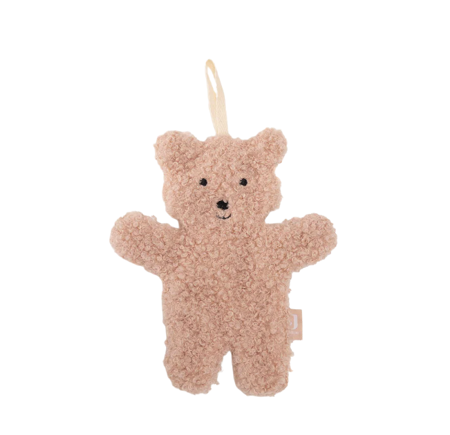 Jollein | Stoffschnuller Teddybär Wildrosa