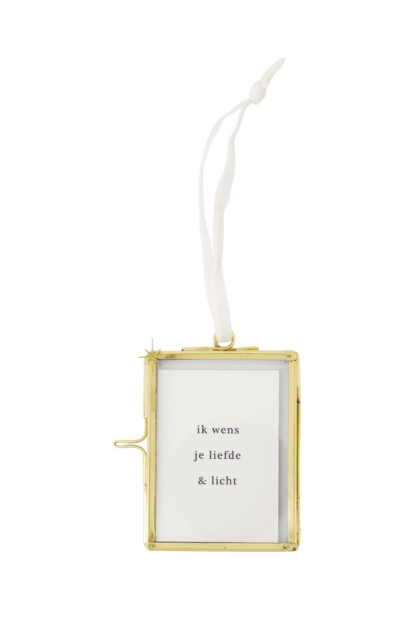 Zusss | Fotoanhänger Liebe &amp; Licht Gold