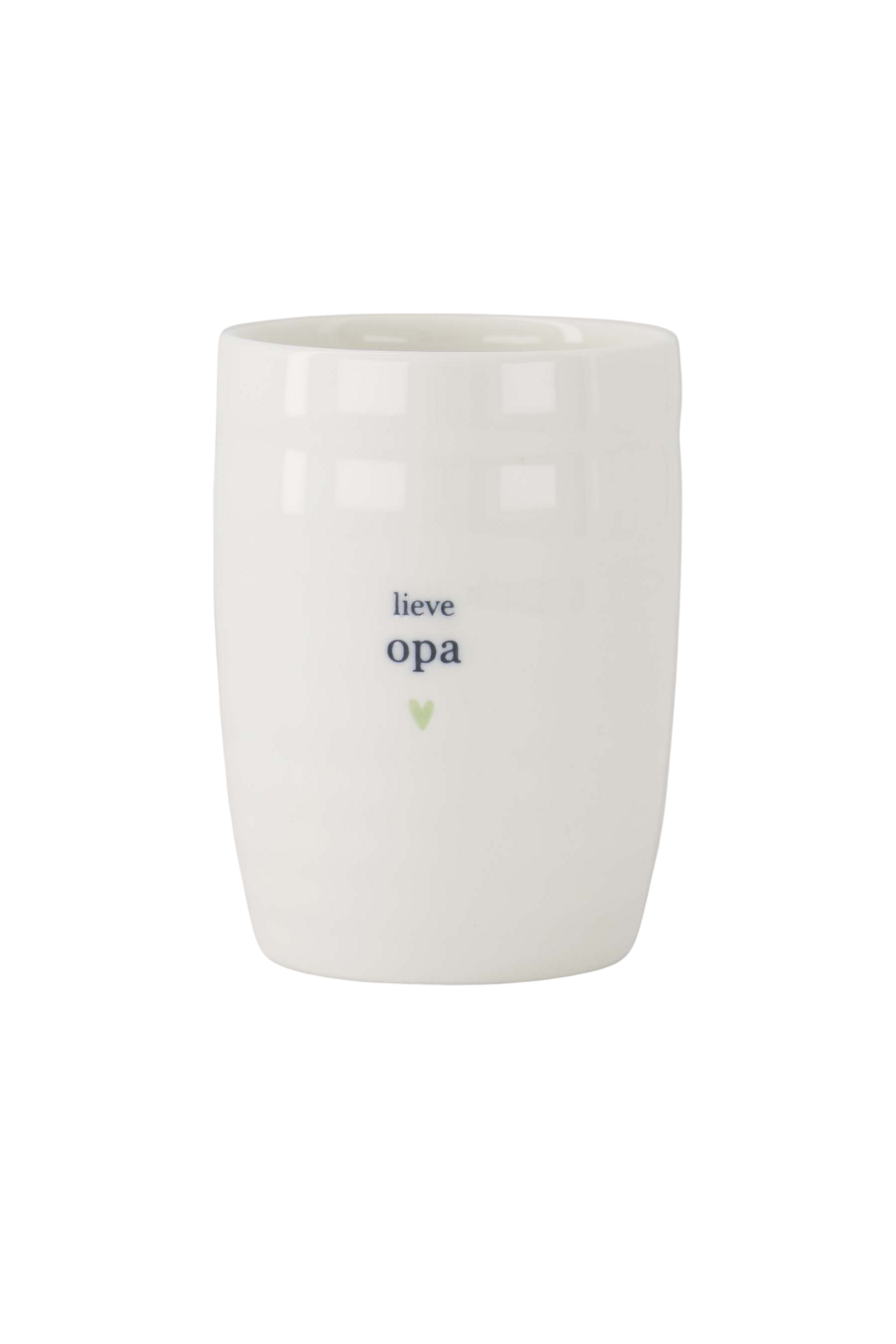 Zusss | Koffiemok lieve opa wit / lichtgroen