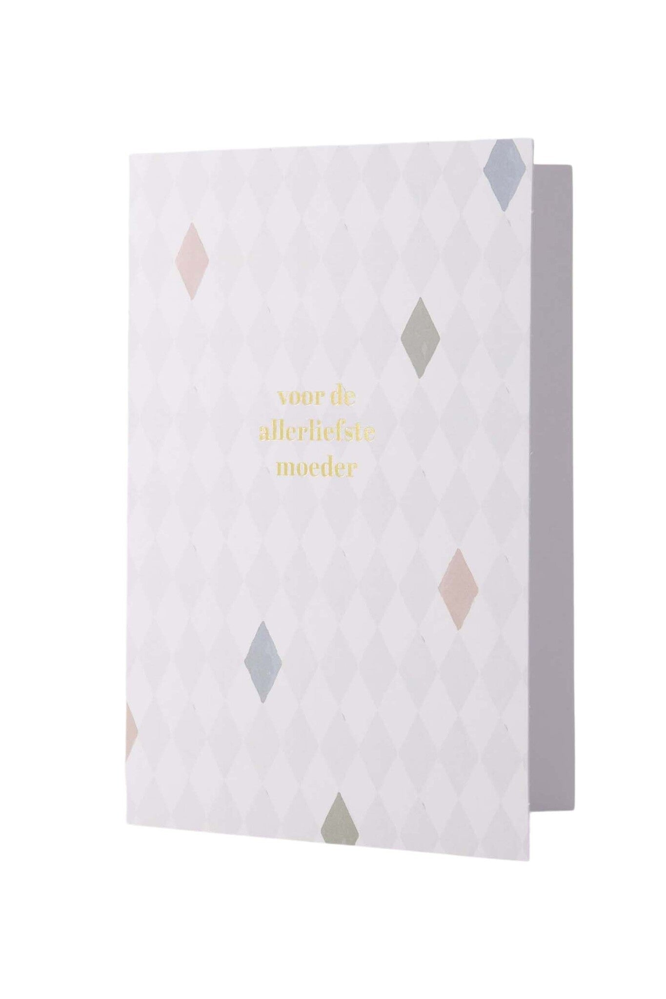 Zusss | Wenskaart liefste mama wit/goud
