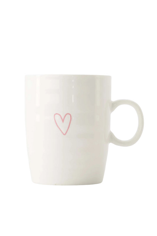 Zusss | Teetasse mit rosa Herz
