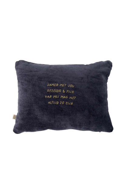Zusss | Kussen samen met jou blauw