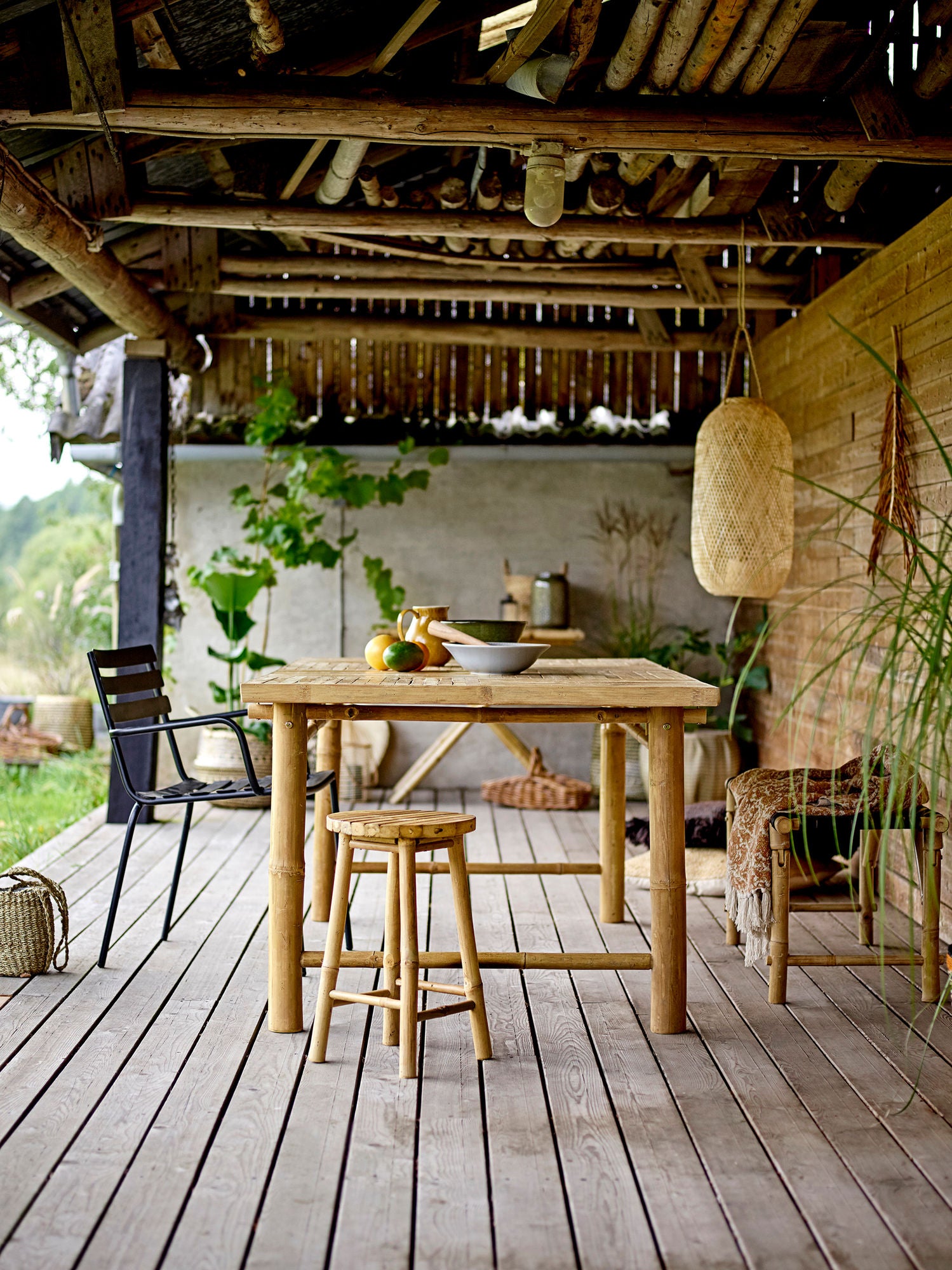 Bloomingville Eettafel Sole bamboe 200cm