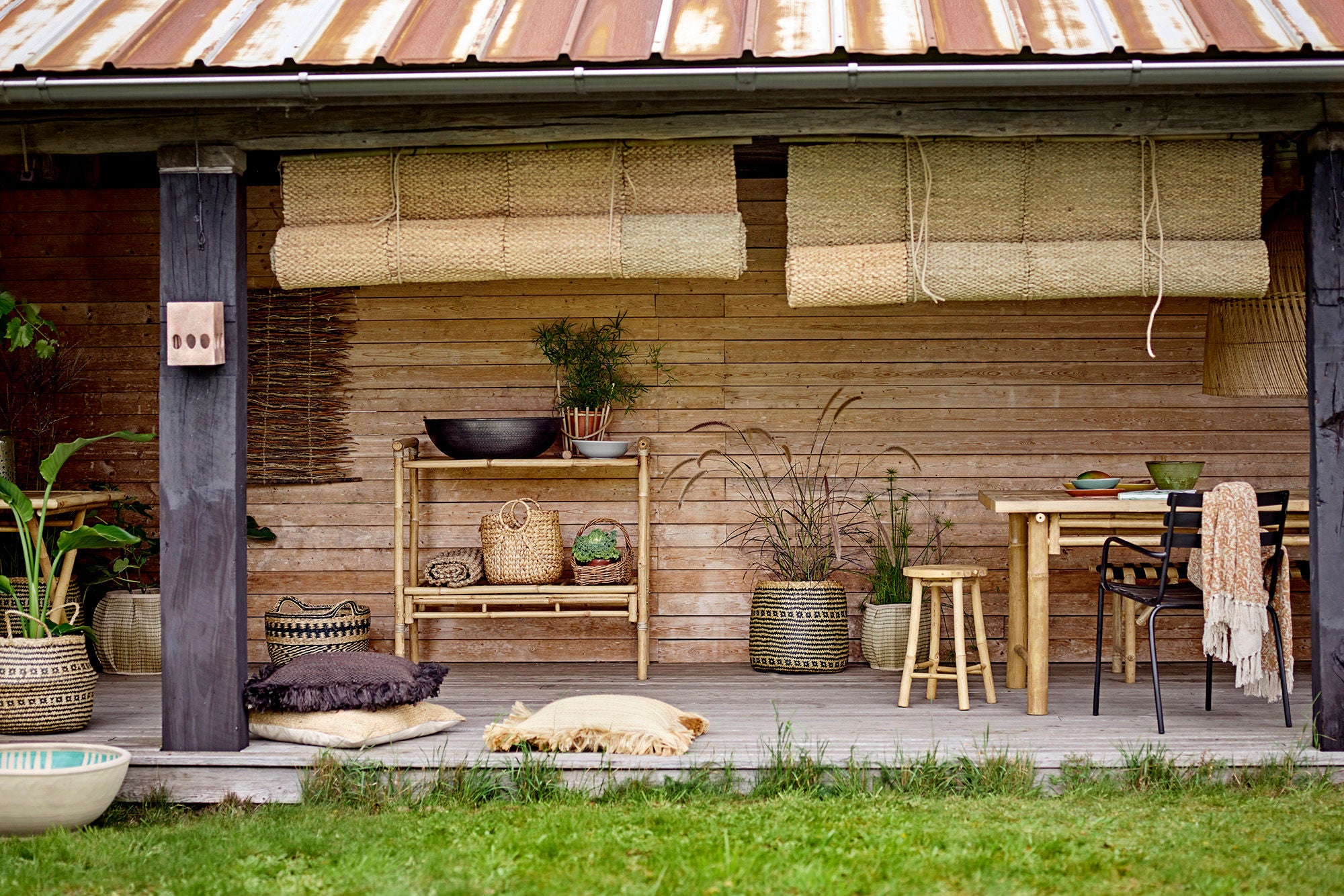 Bloomingville Eettafel Sole bamboe 200cm