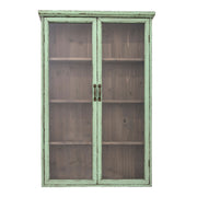 Bloomingville Vitrinekast Hazem oud groen