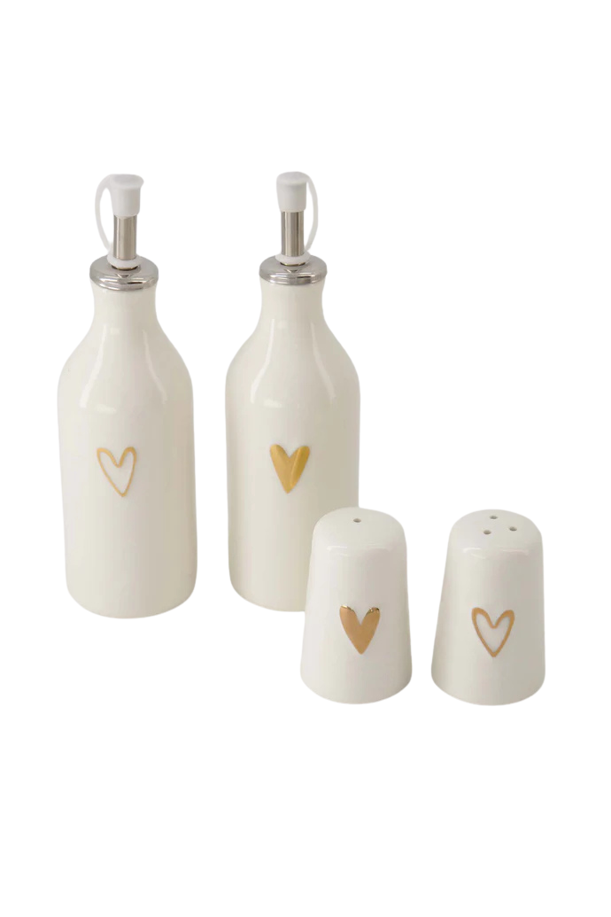 Zusss | Herzgoldflasche für Öl/Essig