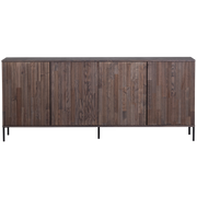 Woood New Gravure Dressoir 200cm essen espresso