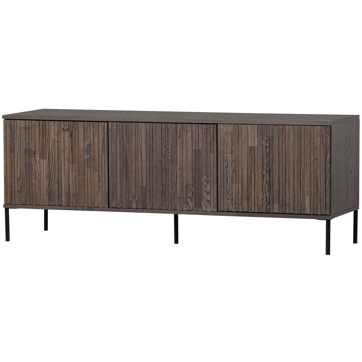 Woood New Gravure TV Meubel 150 cm essen espresso
