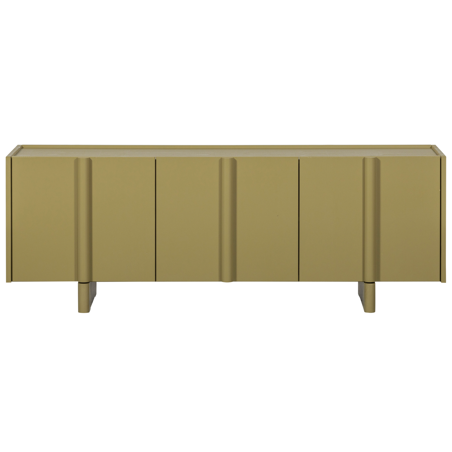 Woood Basu TV Meubel Grenen moss 152cm