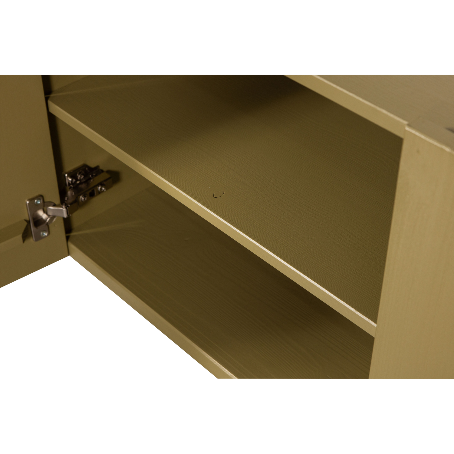 Woood Basu TV Meubel Grenen moss 152cm