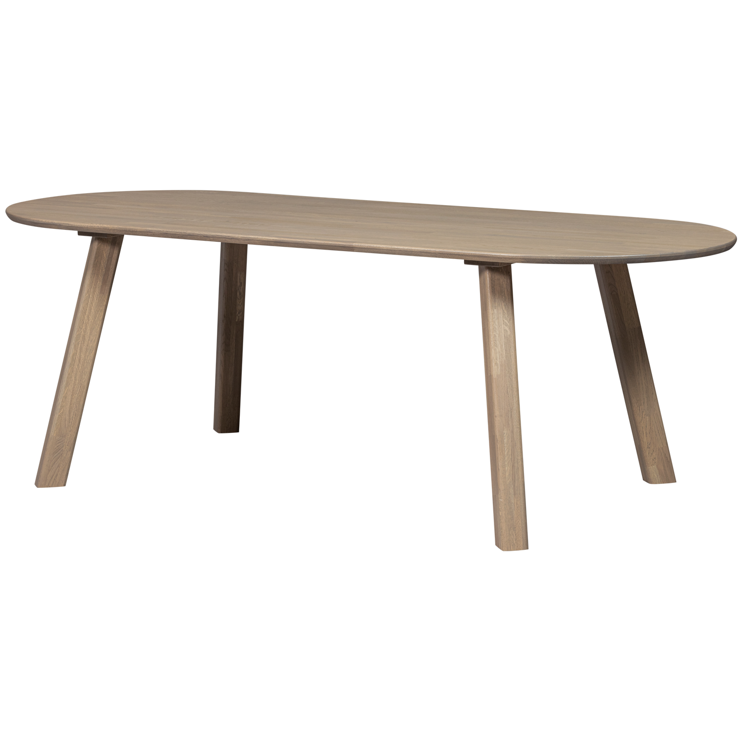 Woood Haarlem Eettafelpoot Eiken Pebble Grey - Set van 2