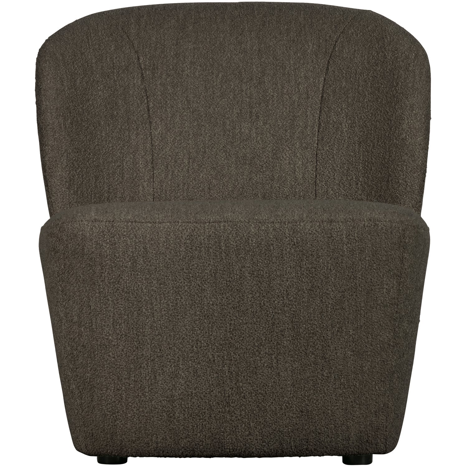 vtwonen Lofty Fauteuil boucle bruin