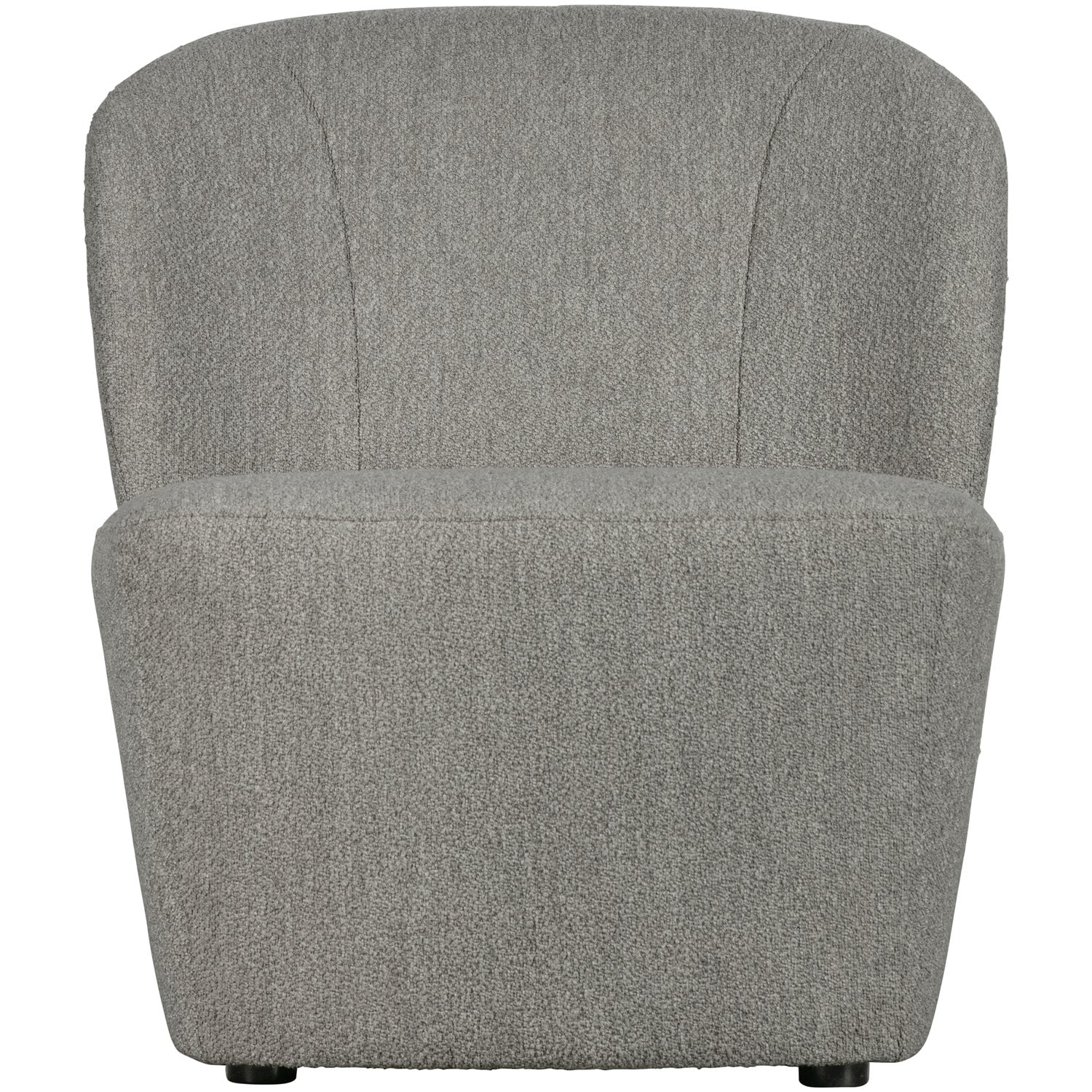 vtwonen Lofty Fauteuil boucle grijs