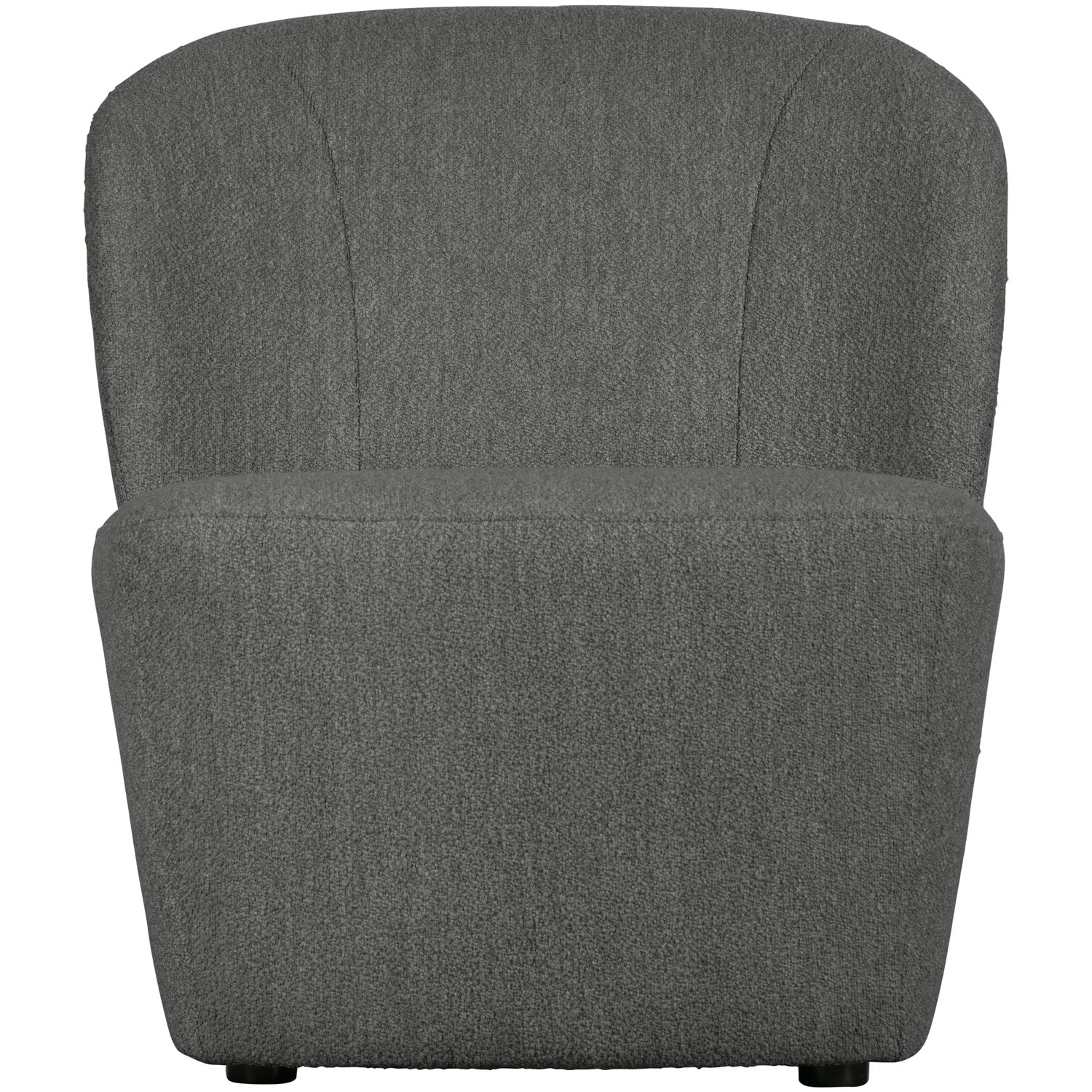 vtwonen Lofty Fauteuil boucle staalgrijs