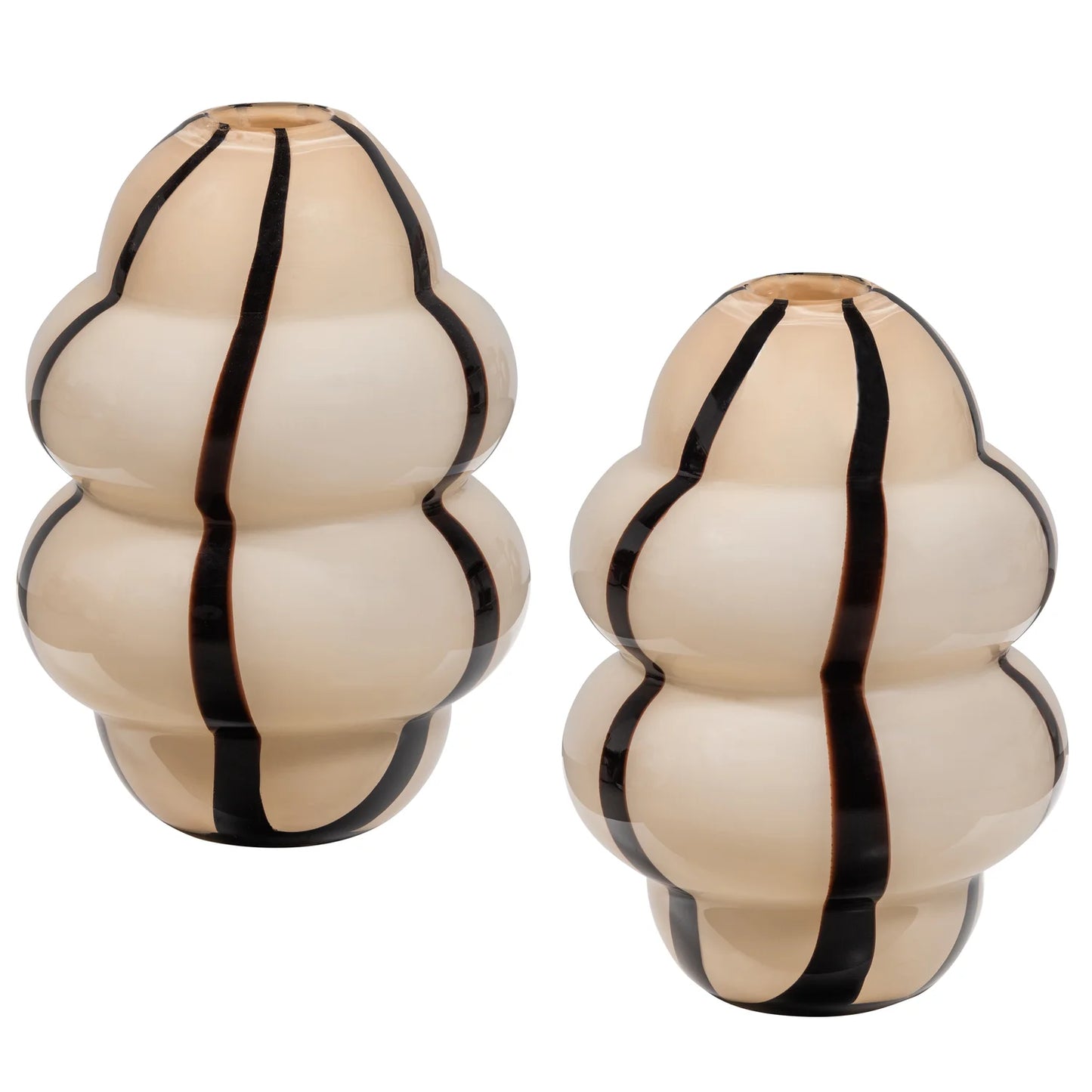 Woood | Vaas Kency glas met streep