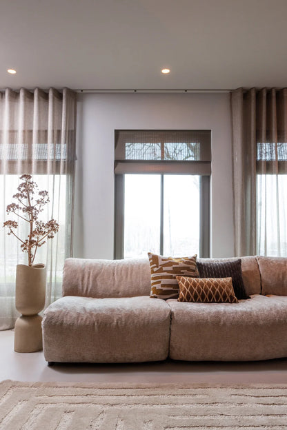 Woood | Kussen Isai donker bruin 45cm