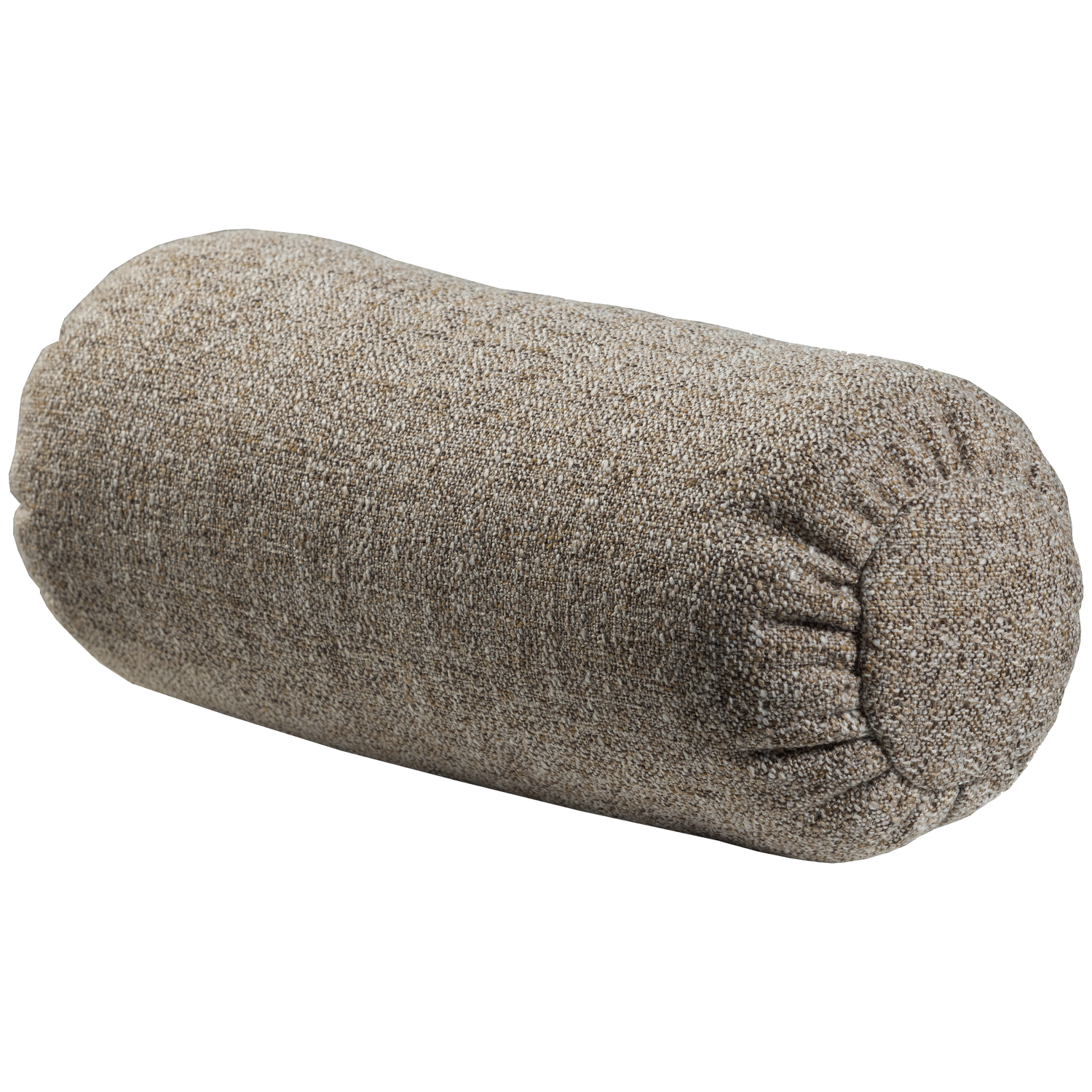 Woood Baggy Rolkussen 50x23cm Geweven stof bruin melange