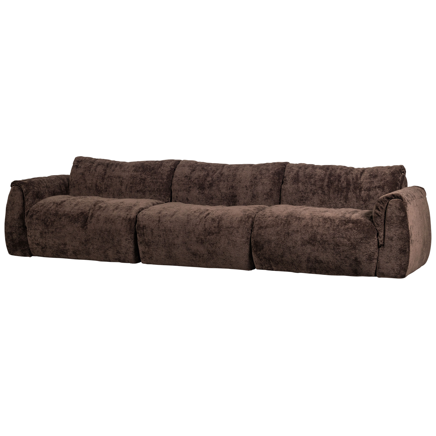 Woood Baggy 3-Zits Bank Chenille donkerbruin