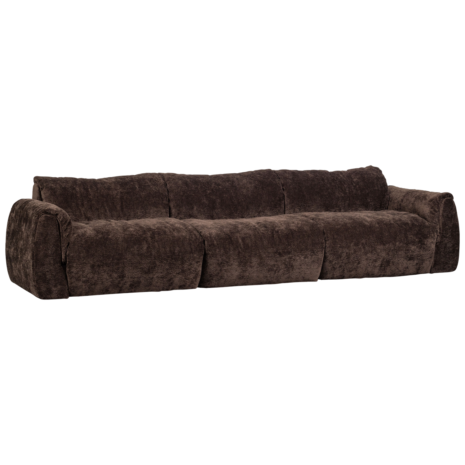 Woood Baggy 3-Zits Bank Chenille donkerbruin