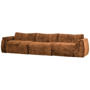 Woood Baggy 3-Zits Bank Chenille middenbruin