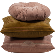 Woood Feis Kussenset roze/naturel 3stuks