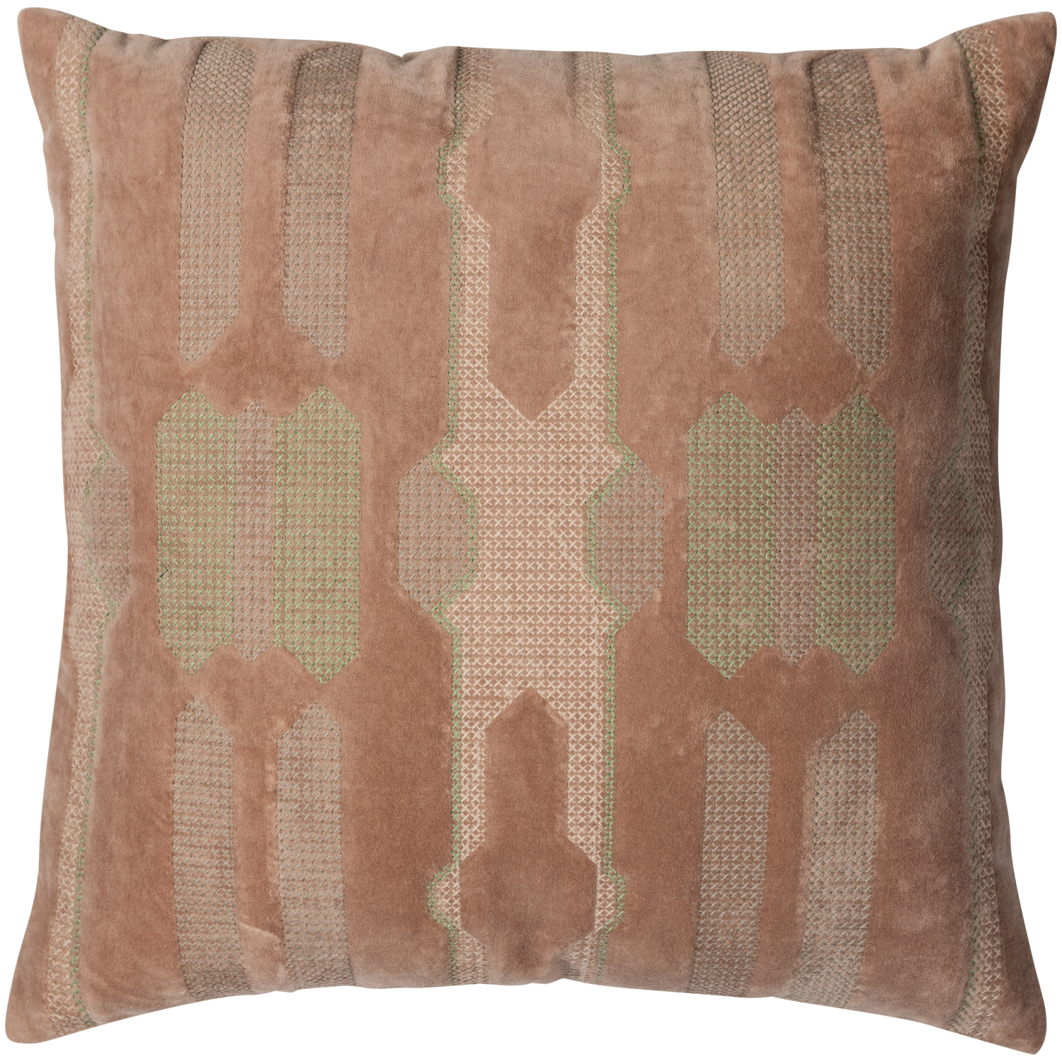 Woood Feis Kussenset roze/naturel 3stuks