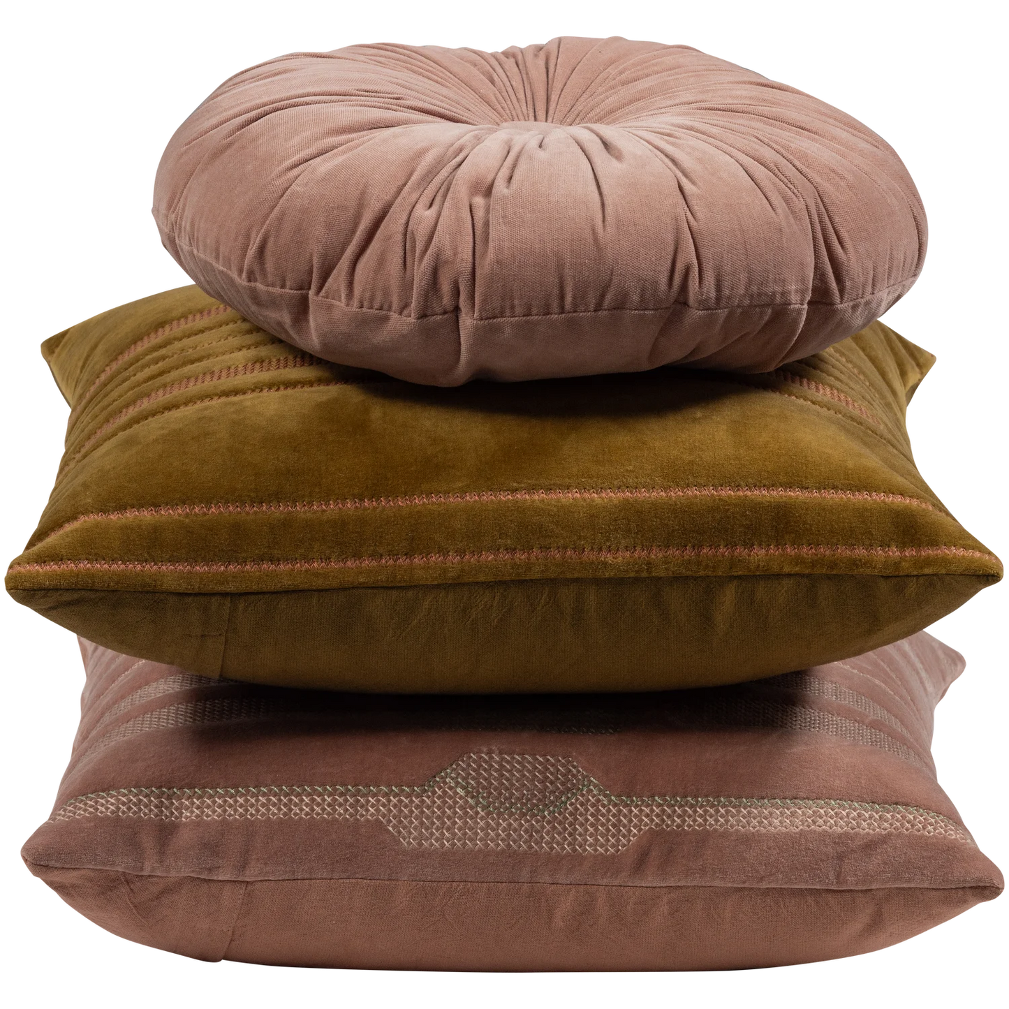 Woood | Kussen Feis roze rond 36cm