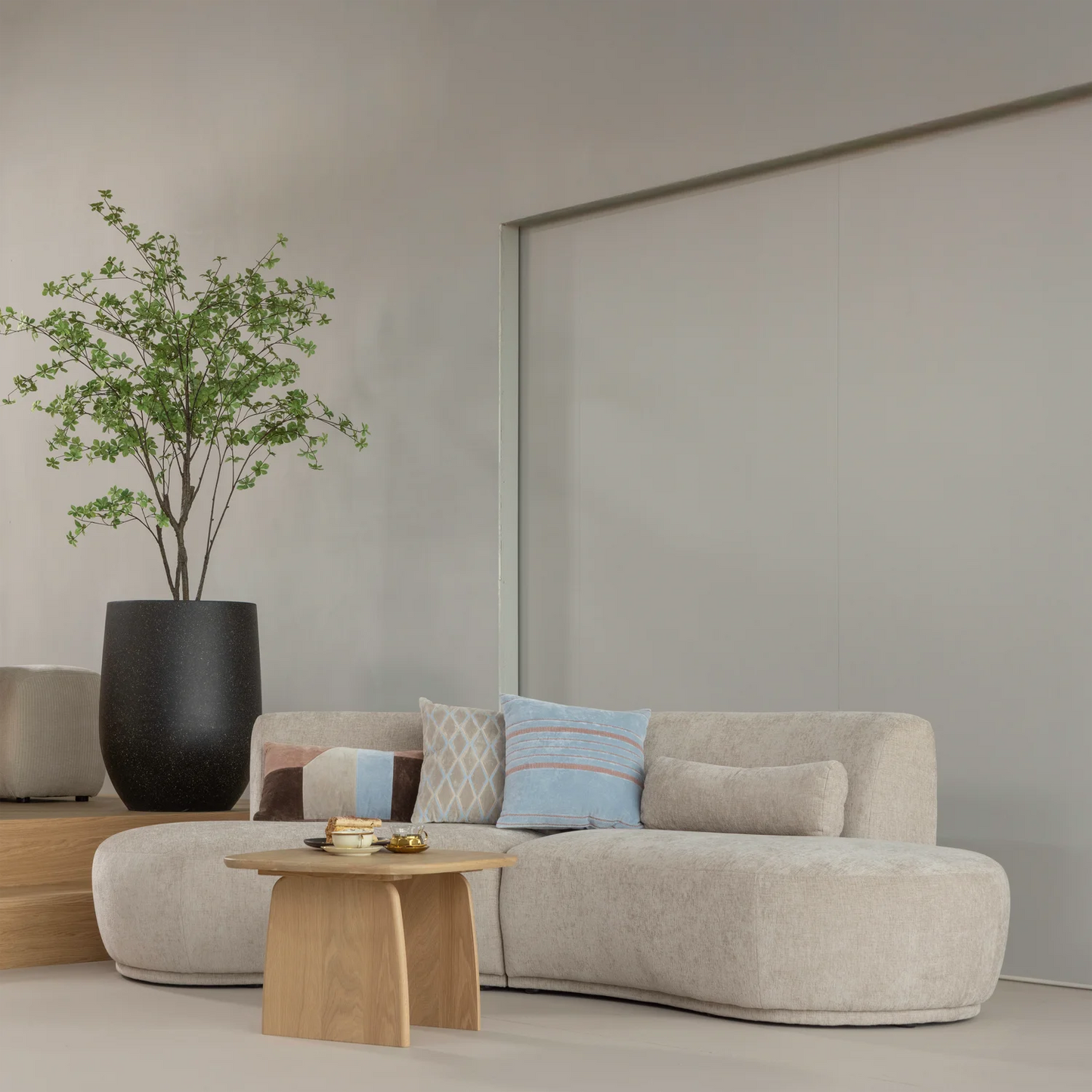 Woood | Kussen Laon beige 45cm