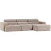 Woood Novi Chaise Longue bank rechts naturel melange