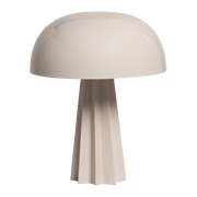 Woood Virel Tafellamp metaal hoogglans lichtgrijs