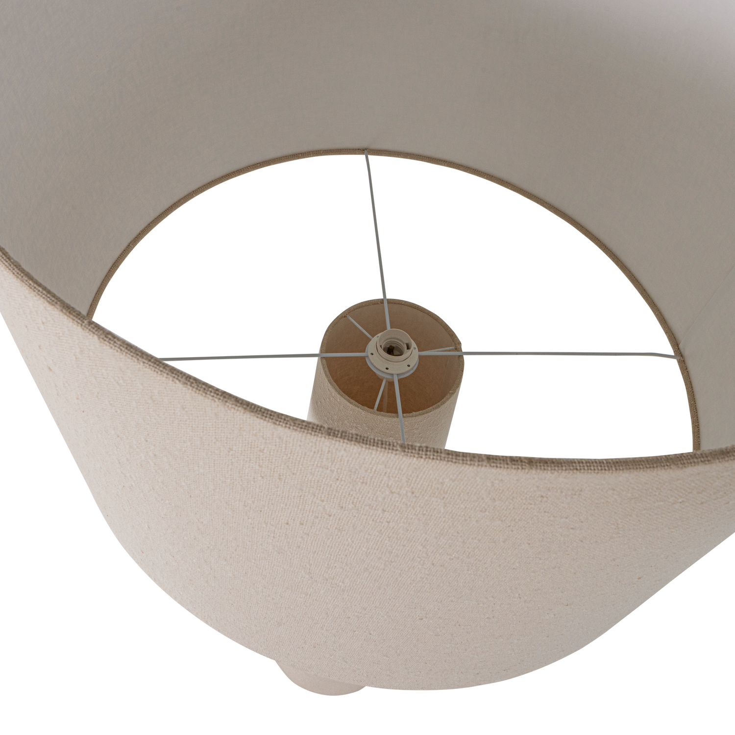 Woood Loft Vloerlamp XXL Boucle Naturel 160x70cm