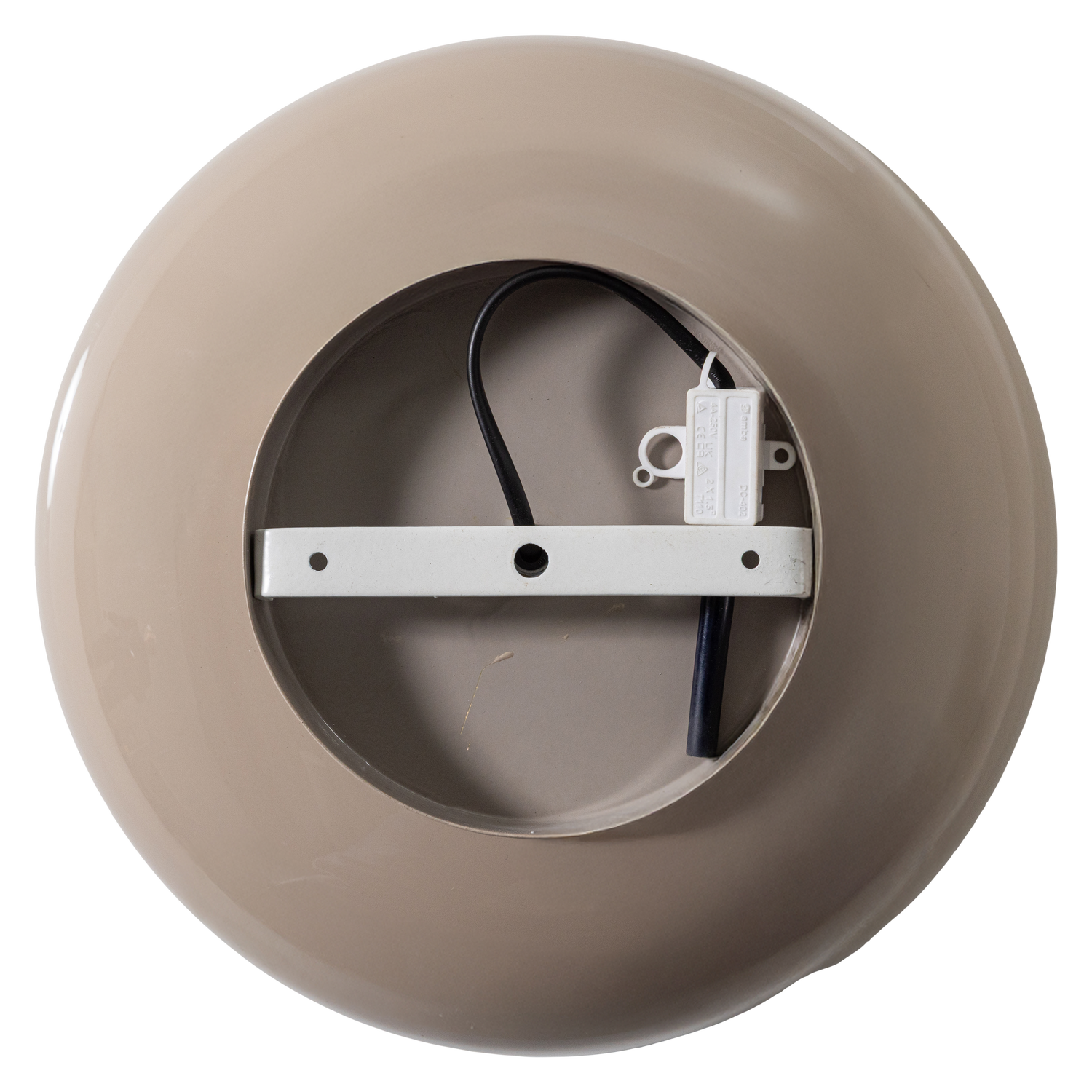 Woood Gloomy Wandlamp rond metaal zand