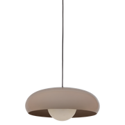 Woood Tivo Hanglamp rond metaal hoogglans zand