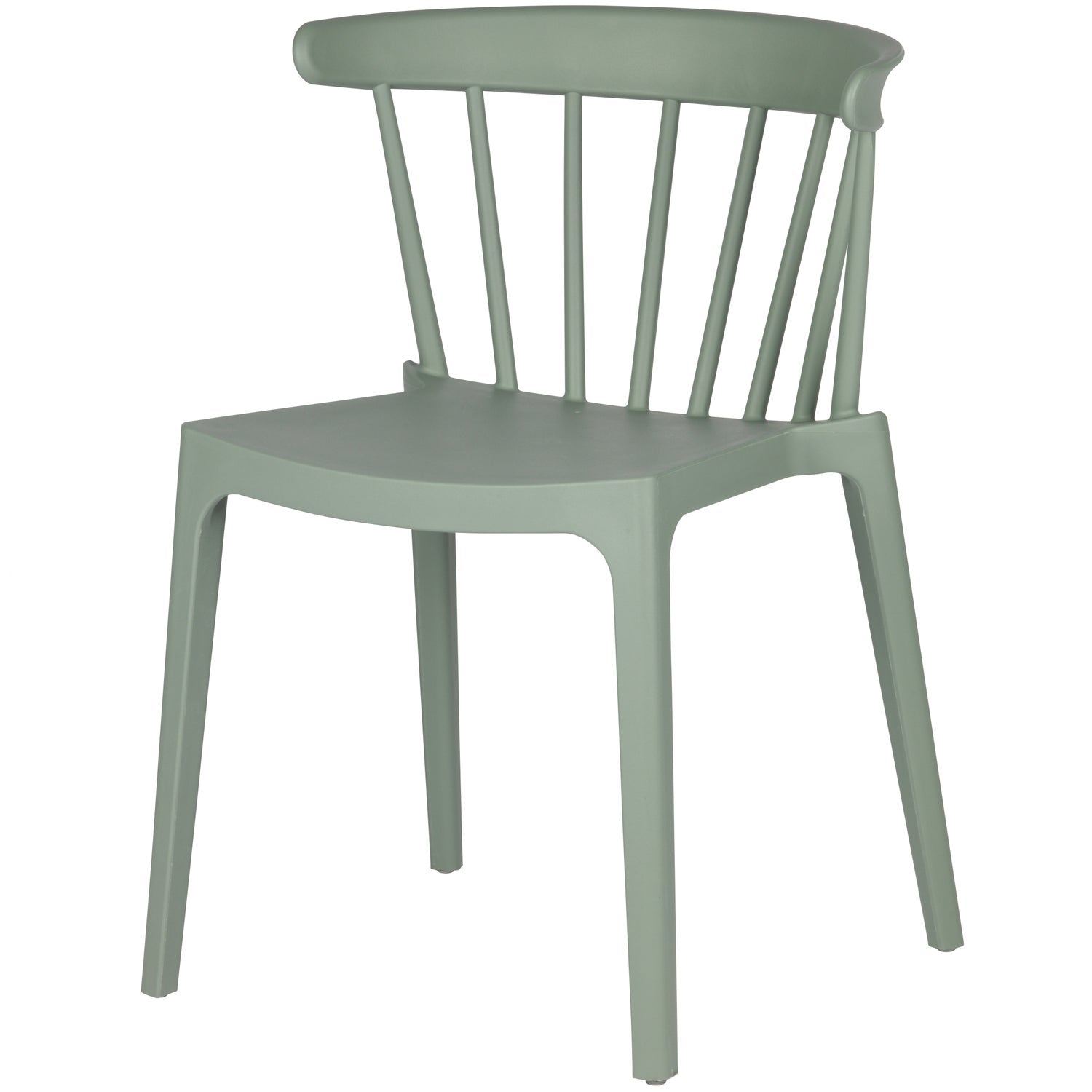 Woood Bliss Tuinstoel met spijlen jadegroen (set van 2)