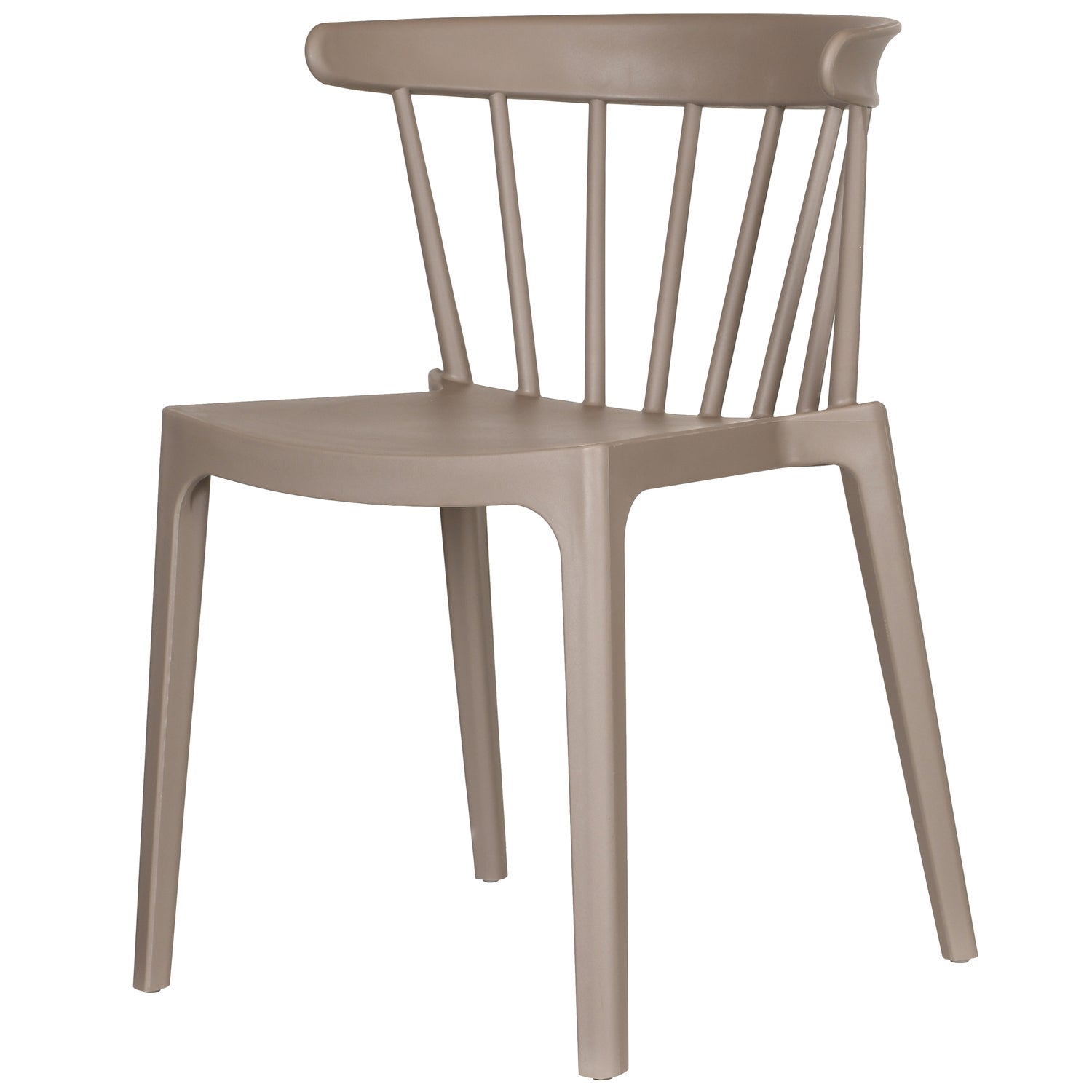 Woood Bliss Tuinstoel met spijlen taupe (set van 2)