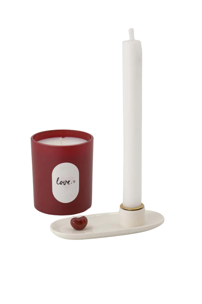 Zusss | Geurkaars glas love rood