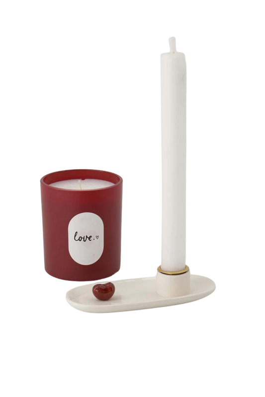 Zusss | Geurkaars glas love rood