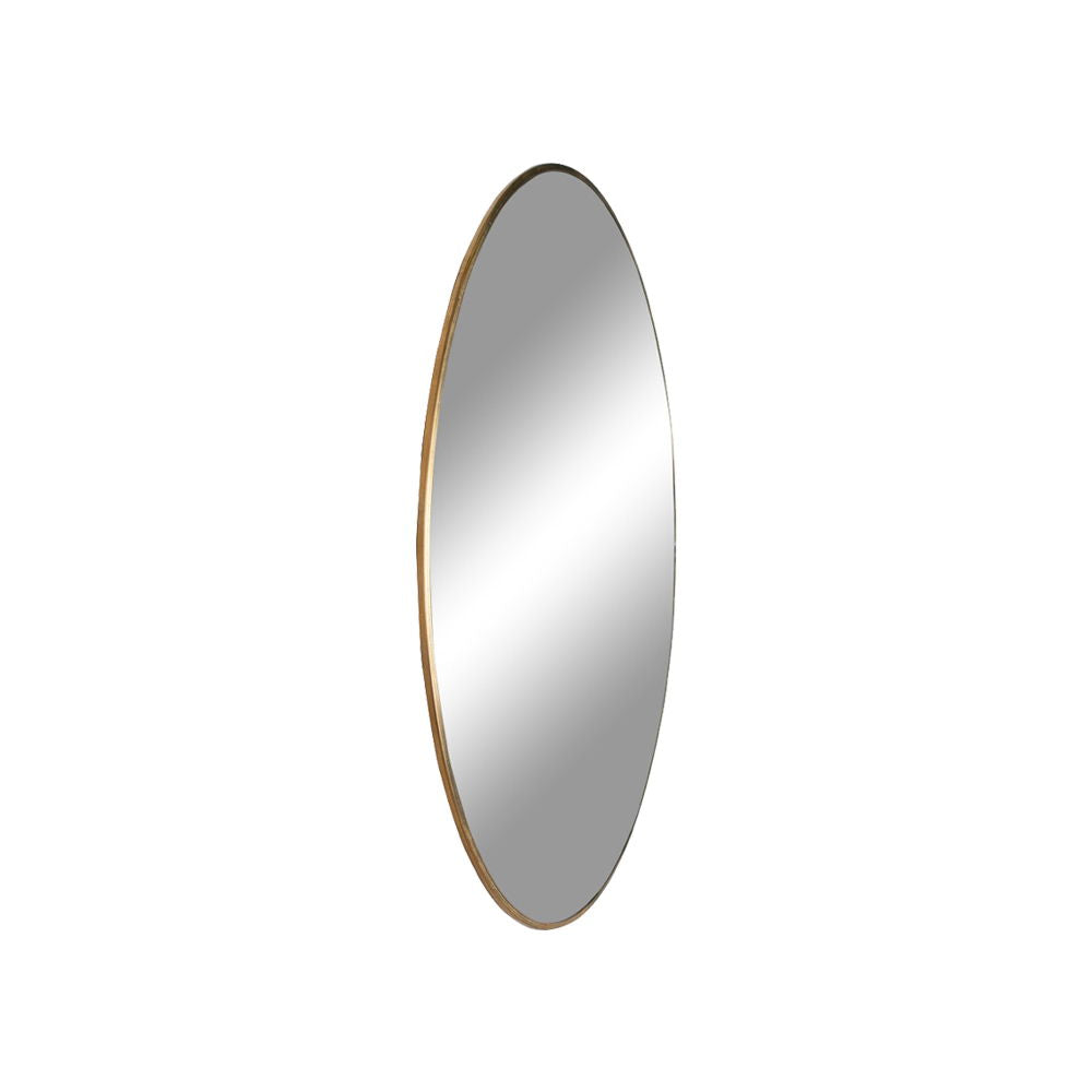 House Nordic | Ronde spiegel met brass frame 60cm