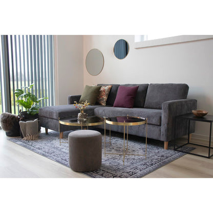 House Nordic | Ronde spiegel met brass frame 60cm