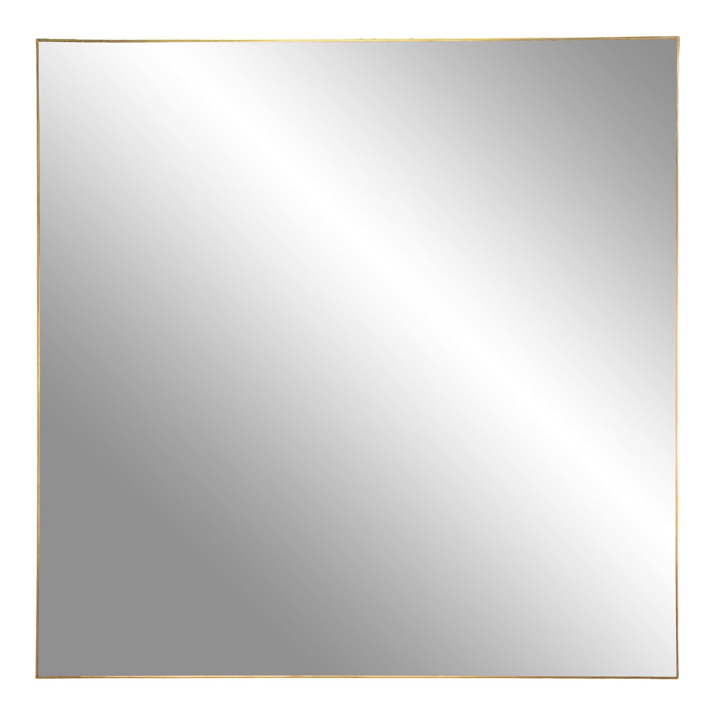 House Nordic | Vierkante spiegel met brass lijst 60cm