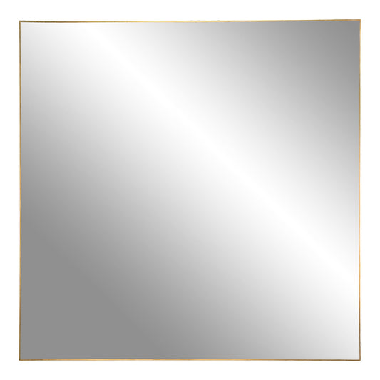House Nordic | Vierkante spiegel met brass lijst 60cm