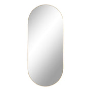 House Nordic | Ovale spiegel met brass rand 80cm